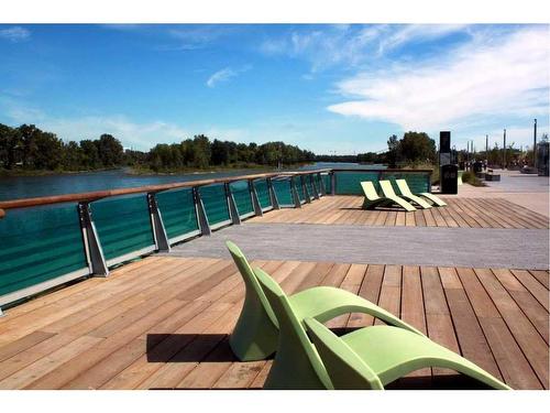 10 St Monica Avenue Se, Calgary, AB - Outdoor With Body Of Water With Deck Patio Veranda