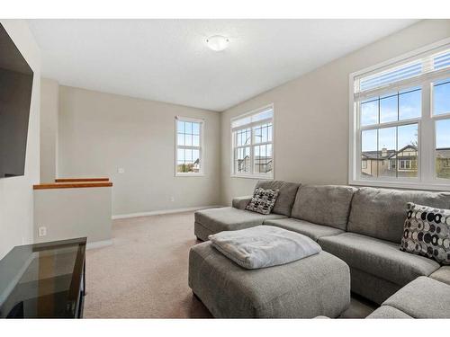 976 Copperfield Boulevard Se, Calgary, AB - Indoor Photo Showing Living Room