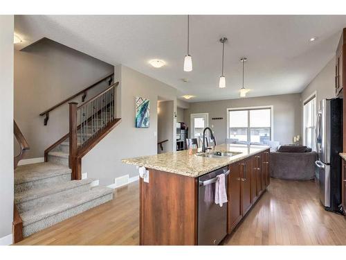 50 Sage Meadows Terrace Nw, Calgary, AB - Indoor Photo Showing Kitchen With Upgraded Kitchen