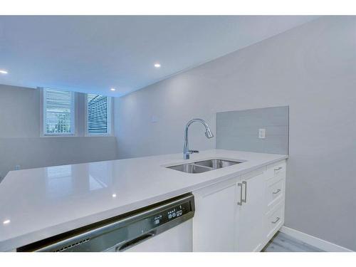 20569 Seton Way Se, Calgary, AB - Indoor Photo Showing Kitchen With Double Sink