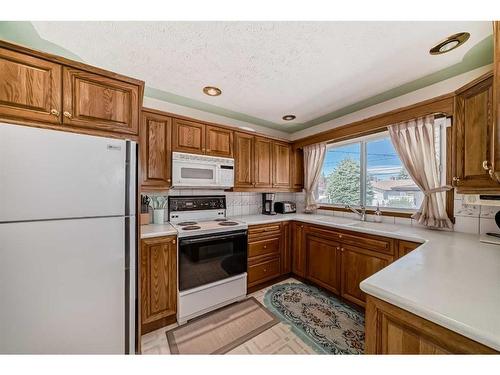 4331 Brisebois Drive Nw, Calgary, AB - Indoor Photo Showing Kitchen With Double Sink