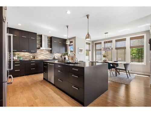 96 Mike Ralph Way Sw, Calgary, AB - Indoor Photo Showing Kitchen With Upgraded Kitchen