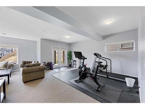 129 Kincora Glen Rise Nw, Calgary, AB - Indoor Photo Showing Gym Room