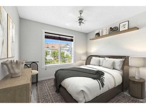 113 Country Village Cape Ne, Calgary, AB - Indoor Photo Showing Bedroom
