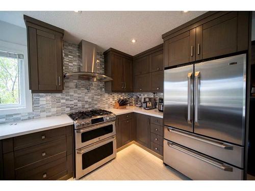 505 Lakeside Greens Place, Chestermere, AB - Indoor Photo Showing Kitchen With Stainless Steel Kitchen With Upgraded Kitchen