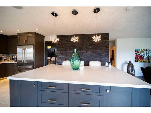 505 Lakeside Greens Place, Chestermere, AB - Indoor Photo Showing Kitchen With Upgraded Kitchen