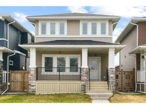 25 Redstone Villas Ne, Calgary, AB - Outdoor With Deck Patio Veranda With Facade