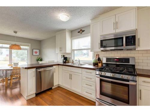 67 Midglen Way Se, Calgary, AB - Indoor Photo Showing Kitchen With Stainless Steel Kitchen With Double Sink