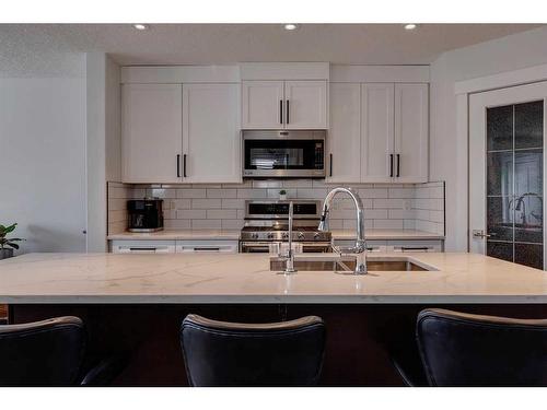 332 Cranberry Circle Se, Calgary, AB - Indoor Photo Showing Kitchen With Double Sink With Upgraded Kitchen