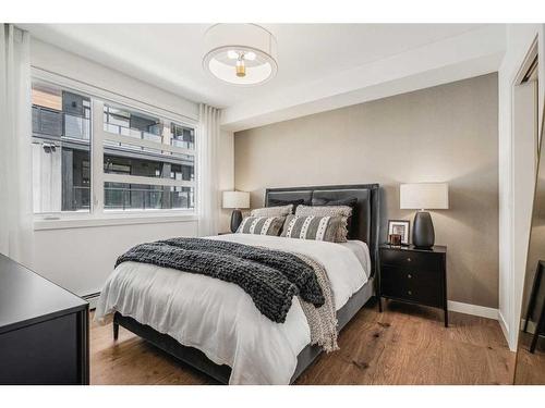 8206-1802 Mahogany Boulevard Se, Calgary, AB - Indoor Photo Showing Bedroom