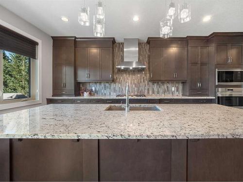 14 West Grove Point Sw, Calgary, AB - Indoor Photo Showing Kitchen With Upgraded Kitchen