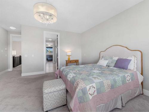 14 West Grove Point Sw, Calgary, AB - Indoor Photo Showing Bedroom