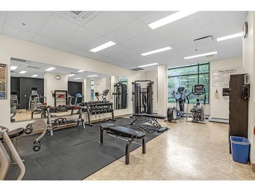 2005-1111 6 Avenue Sw, Calgary, AB - Indoor Photo Showing Gym Room