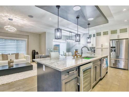131 Evansview Road Nw, Calgary, AB - Indoor Photo Showing Kitchen With Upgraded Kitchen