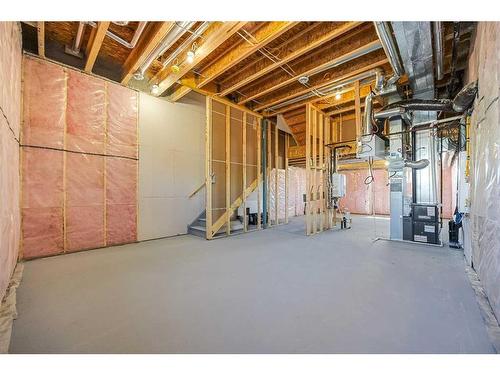 107 Heirloom Drive Se, Calgary, AB - Indoor Photo Showing Basement