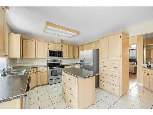 168 Coachwood Crescent Sw, Calgary, AB - Indoor Photo Showing Kitchen With Stainless Steel Kitchen With Double Sink