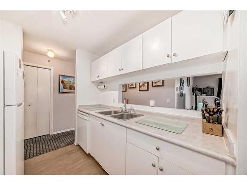 1410-6224 17 Avenue Se, Calgary, AB - Indoor Photo Showing Kitchen With Double Sink