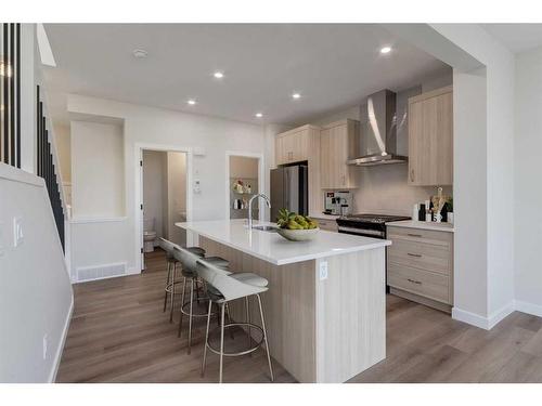 238 South Shore Court Court, Chestermere, AB - Indoor Photo Showing Kitchen With Upgraded Kitchen