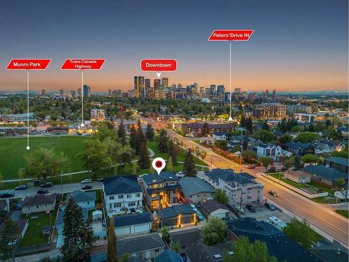 412 18 Avenue Ne, Calgary, AB - Outdoor With View