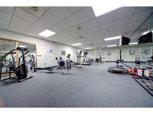 2601-1100 8 Avenue Sw, Calgary, AB - Indoor Photo Showing Gym Room