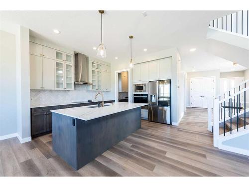 1327 Cornerstone Street, Calgary, AB - Indoor Photo Showing Kitchen With Stainless Steel Kitchen With Upgraded Kitchen