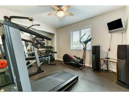 692 West Chestermere Drive, Chestermere, AB - Indoor Photo Showing Gym Room