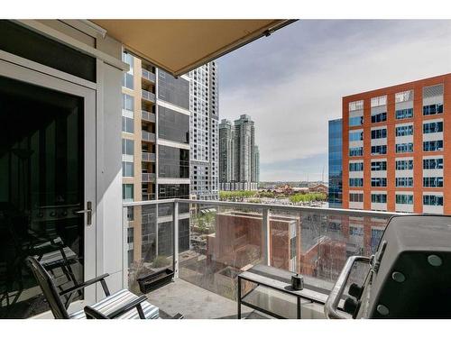 509-1320 1 Street Se, Calgary, AB - Outdoor With Balcony