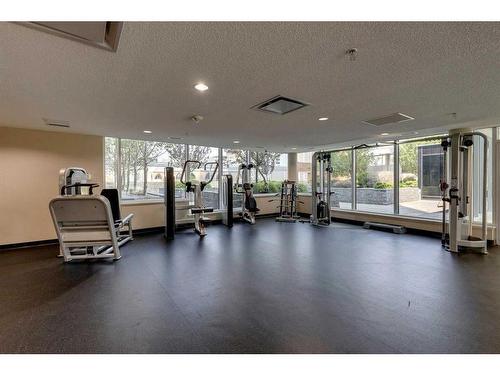 509-1320 1 Street Se, Calgary, AB - Indoor Photo Showing Gym Room