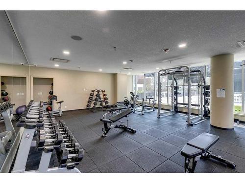 509-1320 1 Street Se, Calgary, AB - Indoor Photo Showing Gym Room