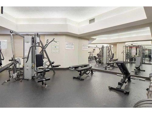 32-3000 Edenwold Heights Nw, Calgary, AB - Indoor Photo Showing Gym Room