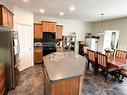 956 Prestwick Circle Se, Calgary, AB  - Indoor Photo Showing Kitchen With Double Sink 