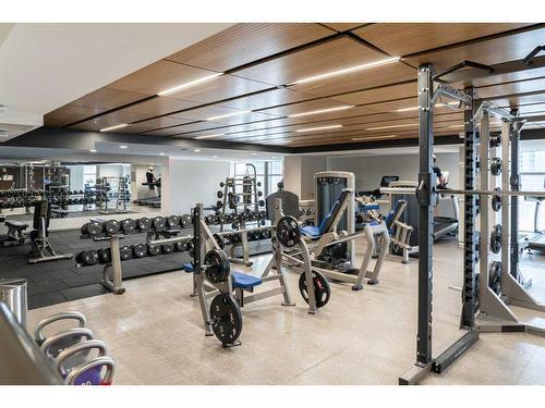 702-1188 3 Street Se, Calgary, AB - Indoor Photo Showing Gym Room