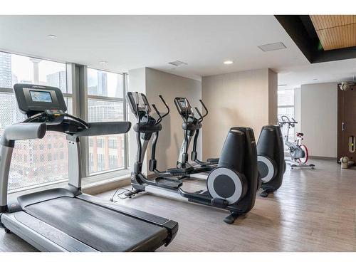 702-1188 3 Street Se, Calgary, AB - Indoor Photo Showing Gym Room