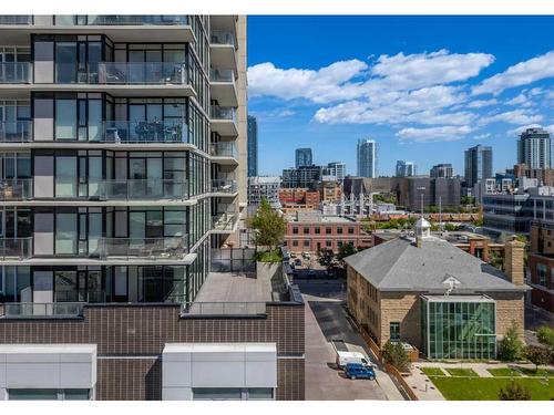 702-1188 3 Street Se, Calgary, AB - Outdoor With Balcony