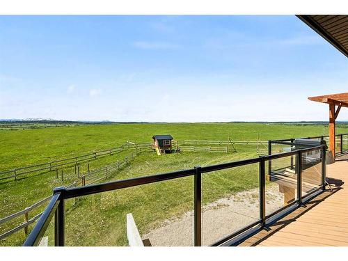 54004 Township Road 252, Rural Rocky View County, AB - Outdoor With Balcony With View