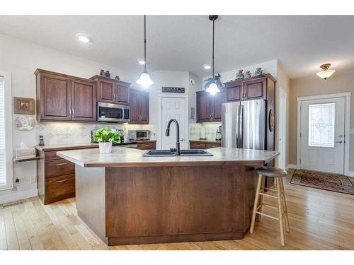 50-173 Austin Drive, Red Deer, AB - Indoor Photo Showing Kitchen With Upgraded Kitchen