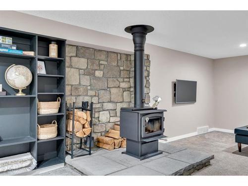 1703 31 Street Sw, Calgary, AB - Indoor Photo Showing Other Room With Fireplace