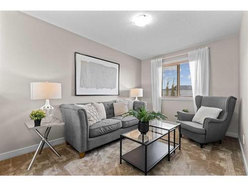 2027 Luxstone Boulevard Sw, Airdrie, AB - Indoor Photo Showing Living Room