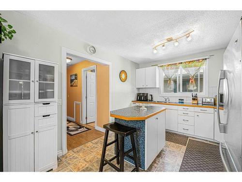 2729 17 Street Se, Calgary, AB - Indoor Photo Showing Kitchen With Double Sink