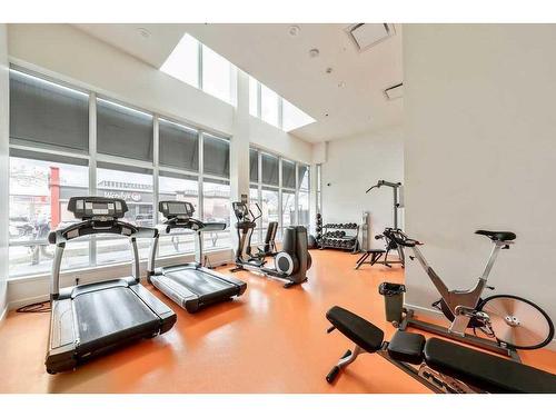 1207-3830 Brentwood Road Nw, Calgary, AB - Indoor Photo Showing Gym Room