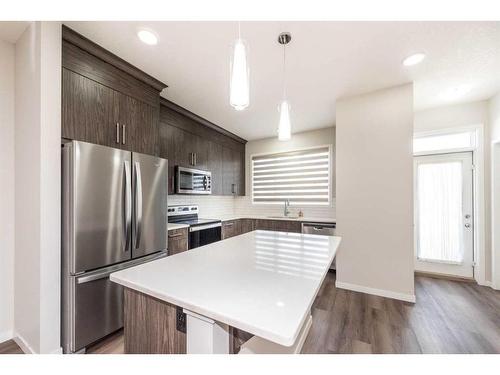 122 Cornerbrook Manor Ne, Calgary, AB - Indoor Photo Showing Kitchen With Upgraded Kitchen