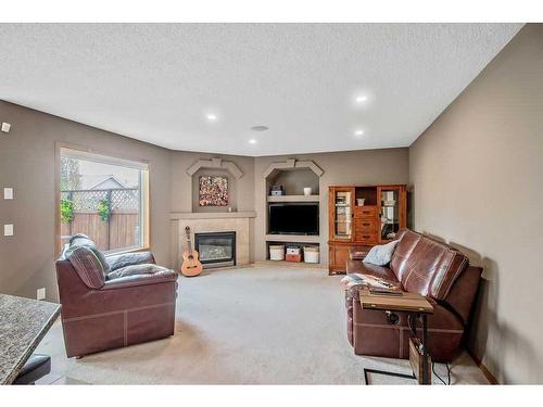 401 Chaparral Drive Se, Calgary, AB - Indoor With Fireplace