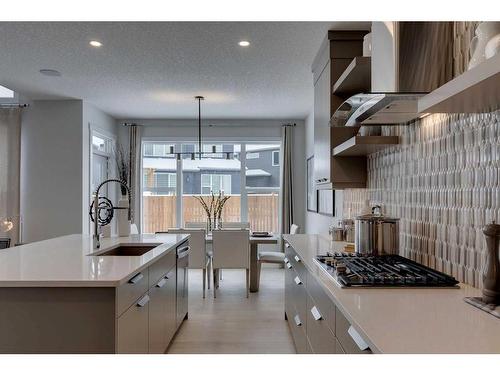 332 Legacy Circle Se, Calgary, AB - Indoor Photo Showing Kitchen With Upgraded Kitchen