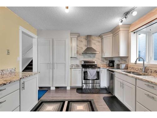72 Templemont Drive Ne, Calgary, AB - Indoor Photo Showing Kitchen With Double Sink