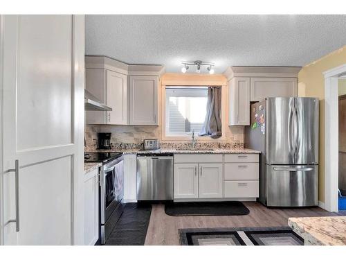 72 Templemont Drive Ne, Calgary, AB - Indoor Photo Showing Kitchen With Stainless Steel Kitchen With Upgraded Kitchen