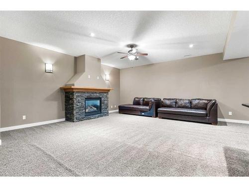 6511 57 Street, Olds, AB - Indoor With Fireplace