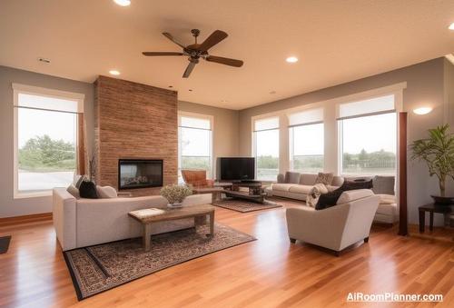 58 Ranchers Hill Road, Rural Foothills County, AB - Indoor Photo Showing Living Room