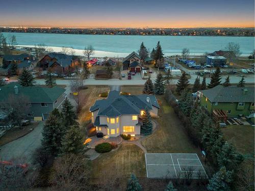 658 East Chestermere Drive, Chestermere, AB - Outdoor With Body Of Water With View