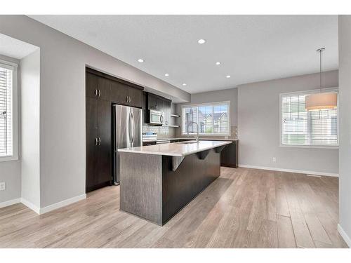 201 Nolanlake Villas Nw, Calgary, AB - Indoor Photo Showing Kitchen With Upgraded Kitchen