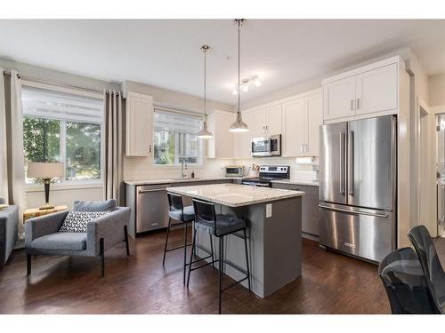 3101-522 Cranford Drive Se, Calgary, AB - Indoor Photo Showing Kitchen With Stainless Steel Kitchen With Upgraded Kitchen